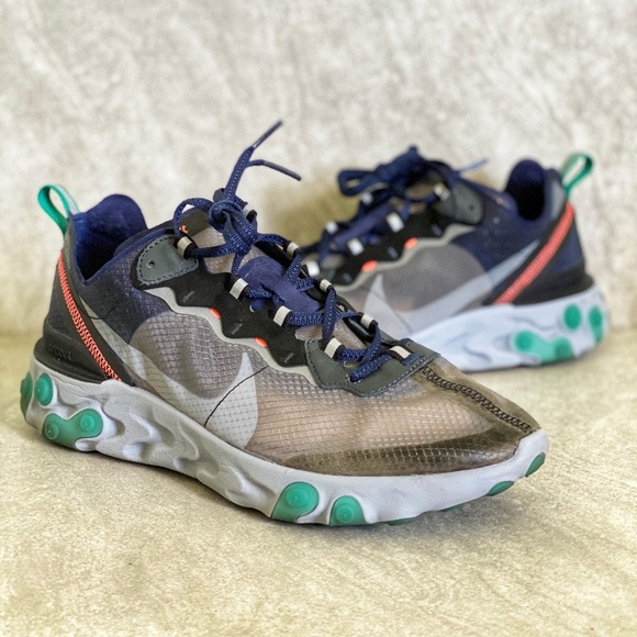 nike element react 87 neptune green